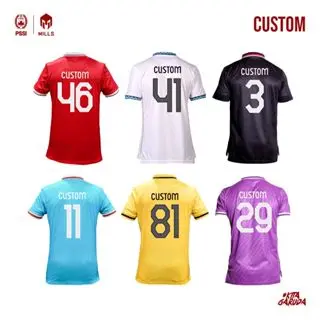 MILLS NAMESET NOMOR PUNGGUNG JERSEY TIMNAS 2022 CUSTOM ( HANYA NAMESET JERSEY SAJA)