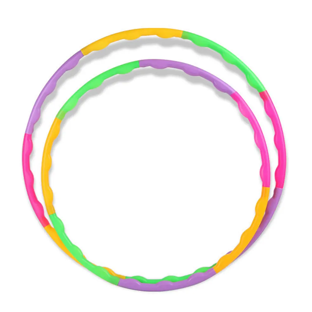 Vòng Tập Thể Dục Hula, Có Thể Tháo Rời, 55 / 65cm, Nhiều Màu Sắc, Làm Bằng Nhựa, Dành Cho Trẻ Em Và Trẻ Em, Dụng Cụ Thể Thao