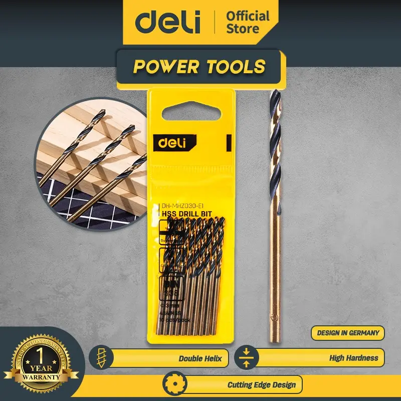 Deli Mata Bor Besi HSS 2 - 3.5MM / HSS Drill Bit EDH-MHZ0XX 0