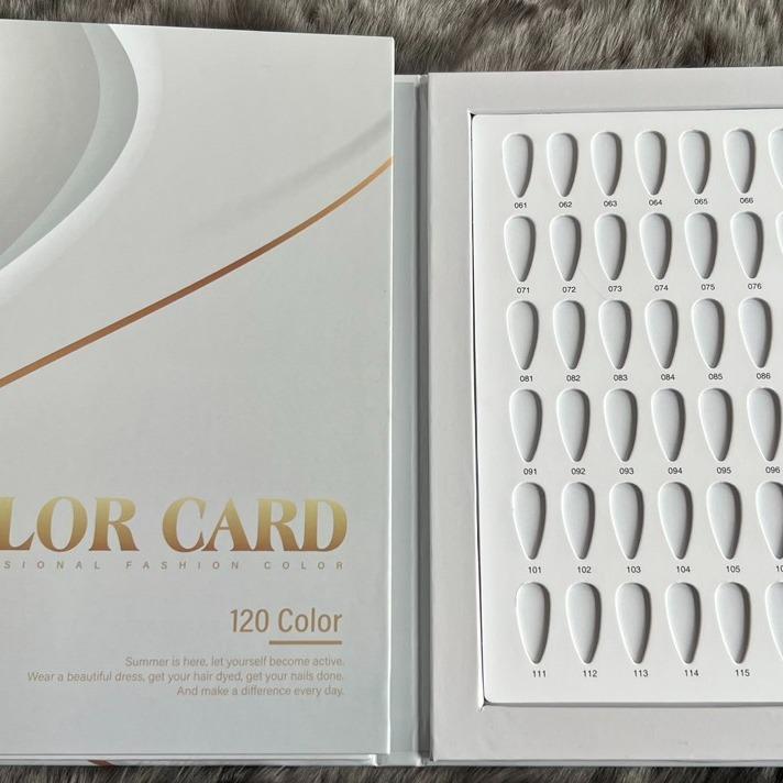 Sổ bảng mẫu nail 120 nail nhiều màu 5