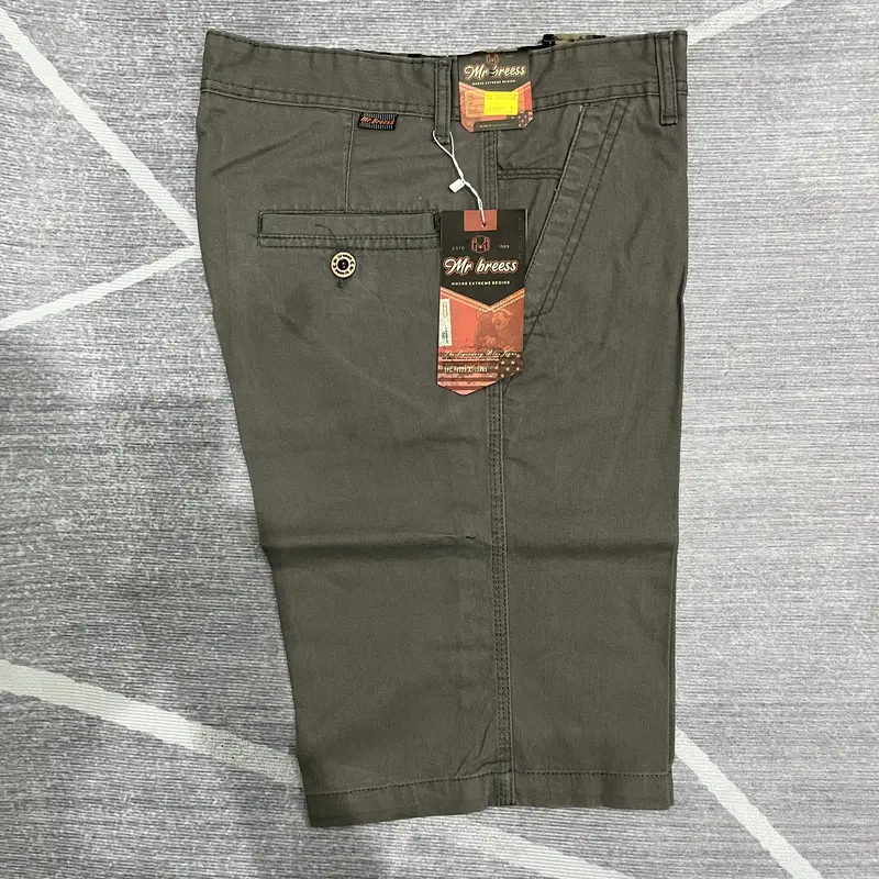 Mr Bress Celana Pendek kanvas Pria Original Bahan Katun Lembut Non Stret Size 28-38 3