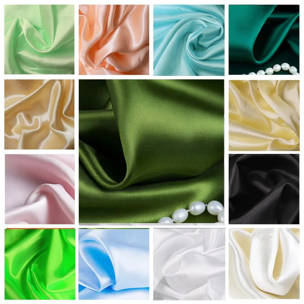 Vải Lụa Satin, Vải Lụa Giả, Lót Hộp Quà, Trang Phục Hanfu, Phụ Kiện Tự Làm, Vải Trưng Bày Nền Gian Hàng