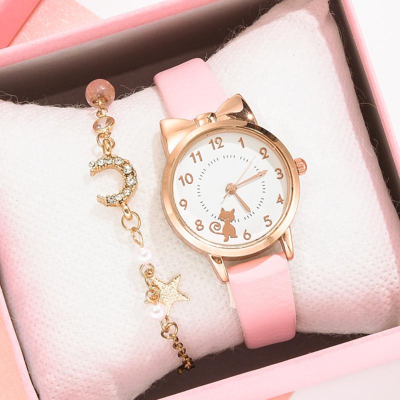 Product Introduction of Cute Cat Xingyue Bracelet Watch Women's Suit 6