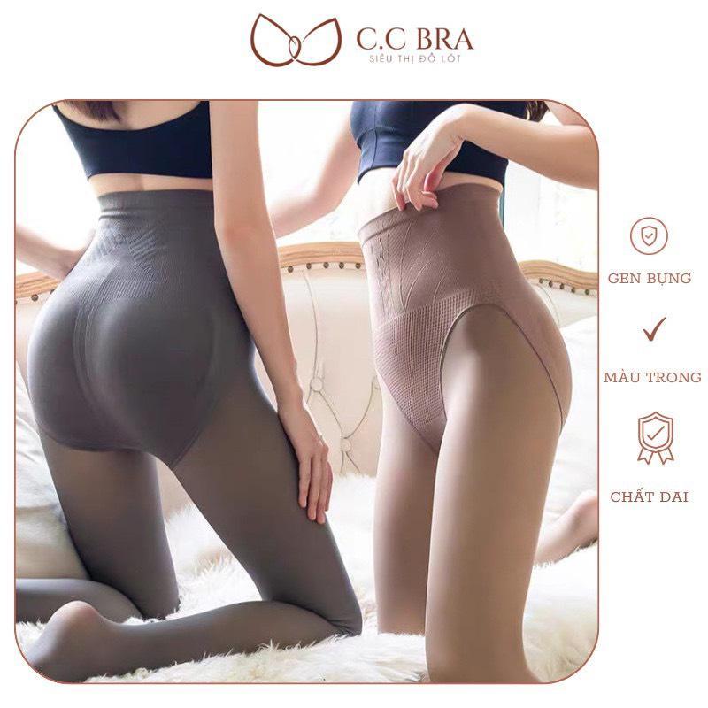 Quần tất 3D gen bụng cạp cao lót nỉ 1 lớp 1916