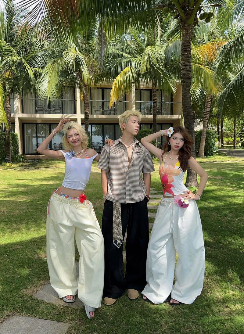 Product Introduction of [BST 2025] AB HOUSE - Quần kaki  WIDE LEG  cotton form ống suông rộng 9