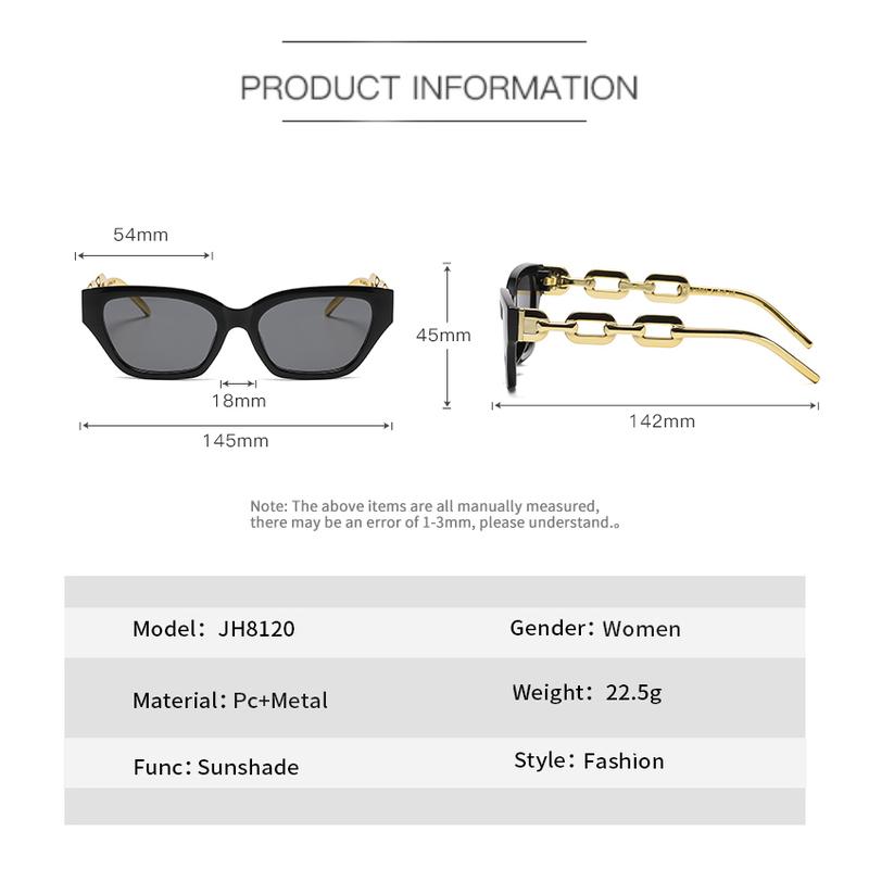 Kính Râm Mắt Mèo, Thương Hiệu Sang Trọng Đơn Giản, Phong Cách Y2K Hip Pop, Kính Mắt Nữ Nam Unisex, Kính Râm UV400, Thời Trang 8