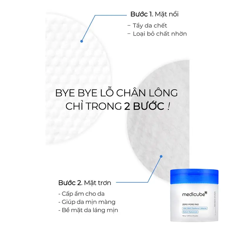 Toner miếng không lỗ chân lông MEDICUBE ZERO PORE PAD 2.0 4
