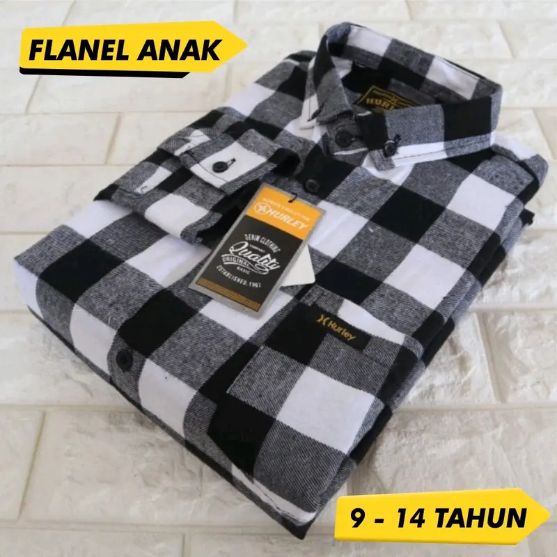 Kemeja anak cewek umur 12 13 14 15 16 tahun lengan panjang V-Neck Baju Pakaian Fashion 1