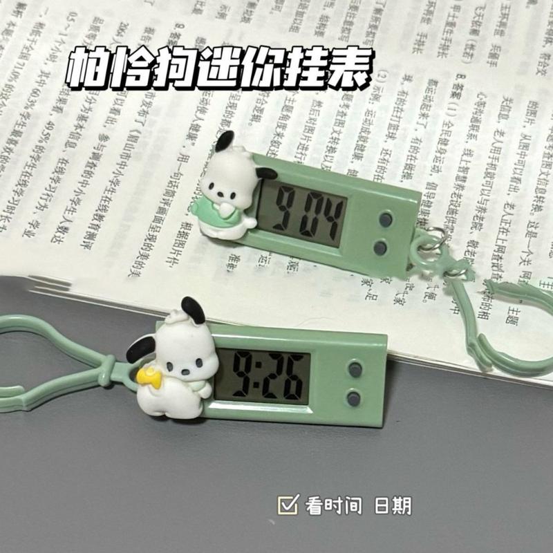 Im lặng gắn đồng hồ nhỏ Đồng Hồ Bỏ Túi Nhỏ Thiết Kế Hình Chó Pacha Cầm Tay Và Mini Thích Hợp Để Học Tập Và Lịch Họp Trên Máy Tính Để Bàn
