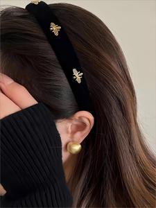 Diadema de Moda para Mujer con Diseño de Abeja, Elegante Accesorio para el Cabello para Uso Diario, Accesorios para el Cabello para Mujeres y Niñas