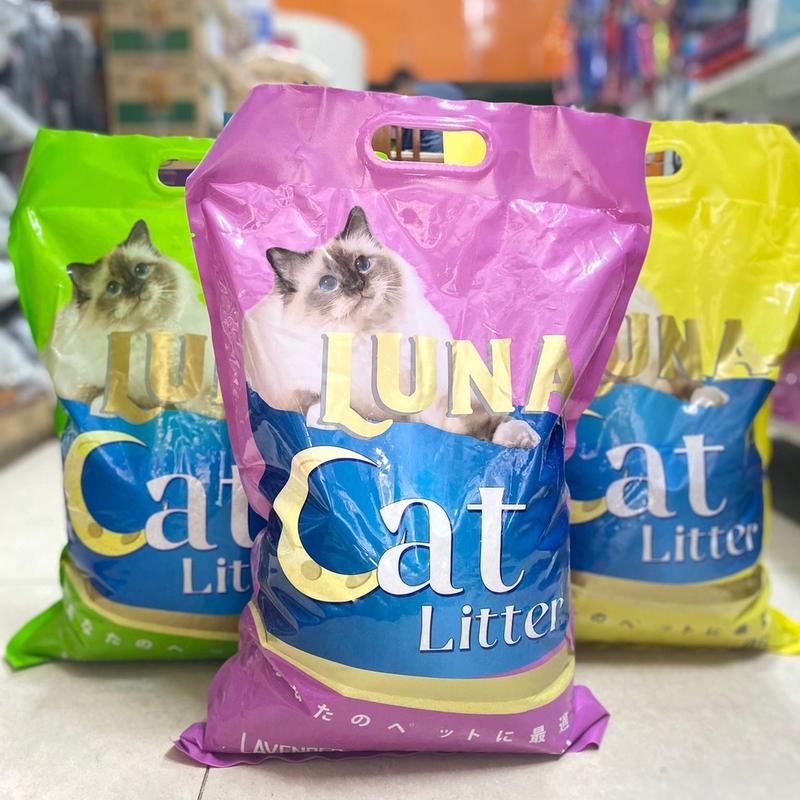 Cát vệ sinh cho mèo 9L - Cát vệ sinh siêu vón cục - Cát Like - Cát Luna cát  mèo