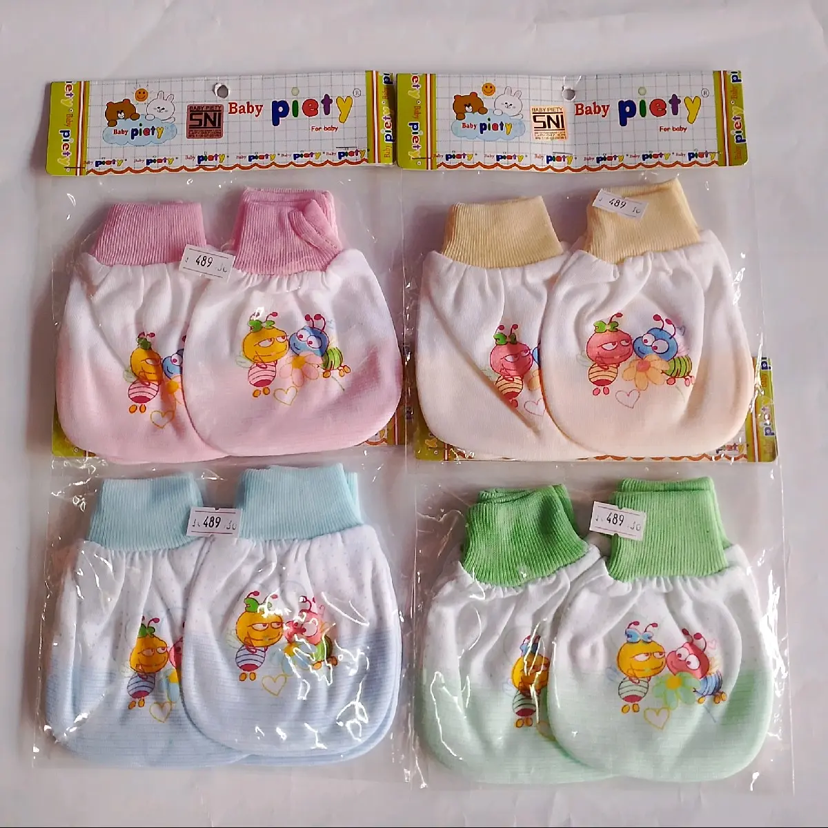 set sarung tangan sarung kaki baby