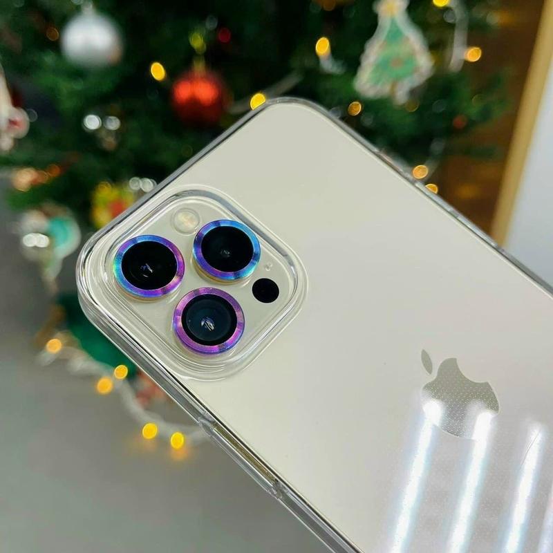 Ốp lưng viền nhôm và mặt kính cho iPhone 11-12 ProMax/14 ProMax 8