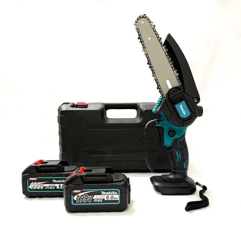 [BÁN CHẠY] Máy Cưa Xích PIN MAKITA 199V, Máy Cưa Xích Cầm Tay, Lõi Đồng, PIN Dung Lượng 32.000mAh, Lam Dài 6 Inch, Bảo Hành 12 Tháng 2