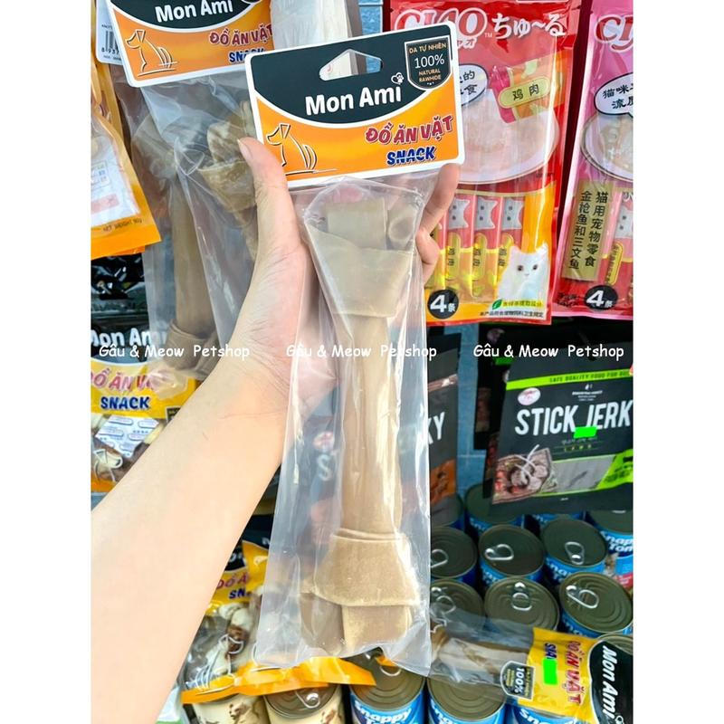 Product Introduction of Mon Ami  Xương Da Bò Snack Cho Chó Nhiều Loại ngừa vôi răng gặm sạch răng 30