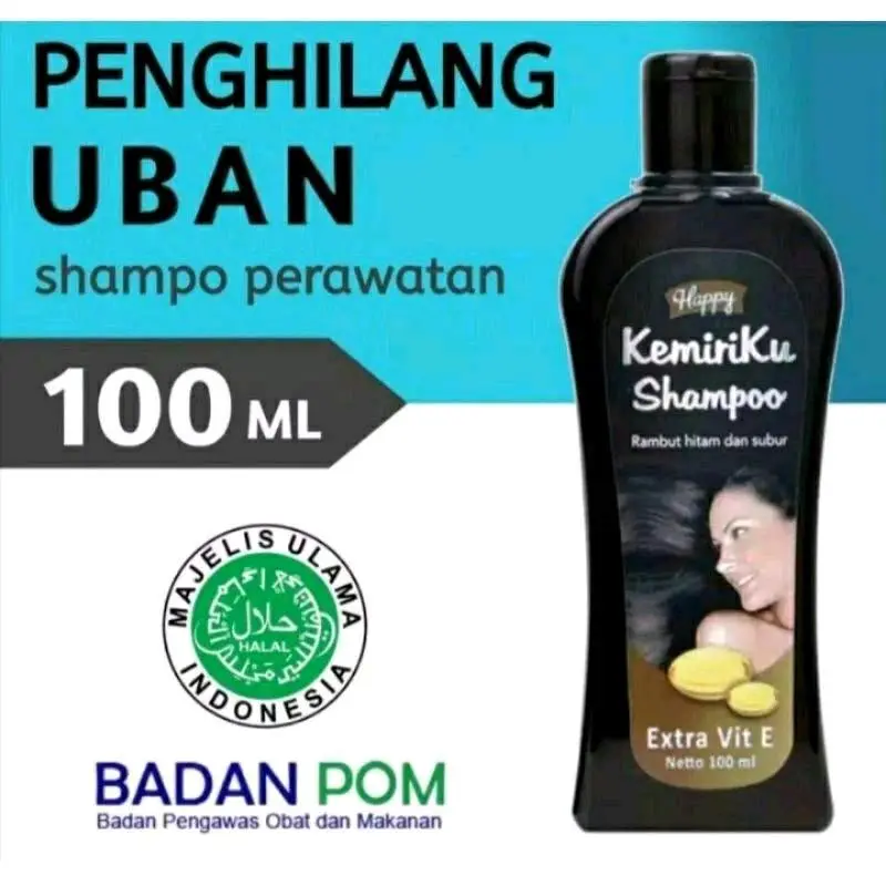 HAPPY KEMIRIKU SHAMPOO-menghitamkan menebalkan menyehatkan rambut