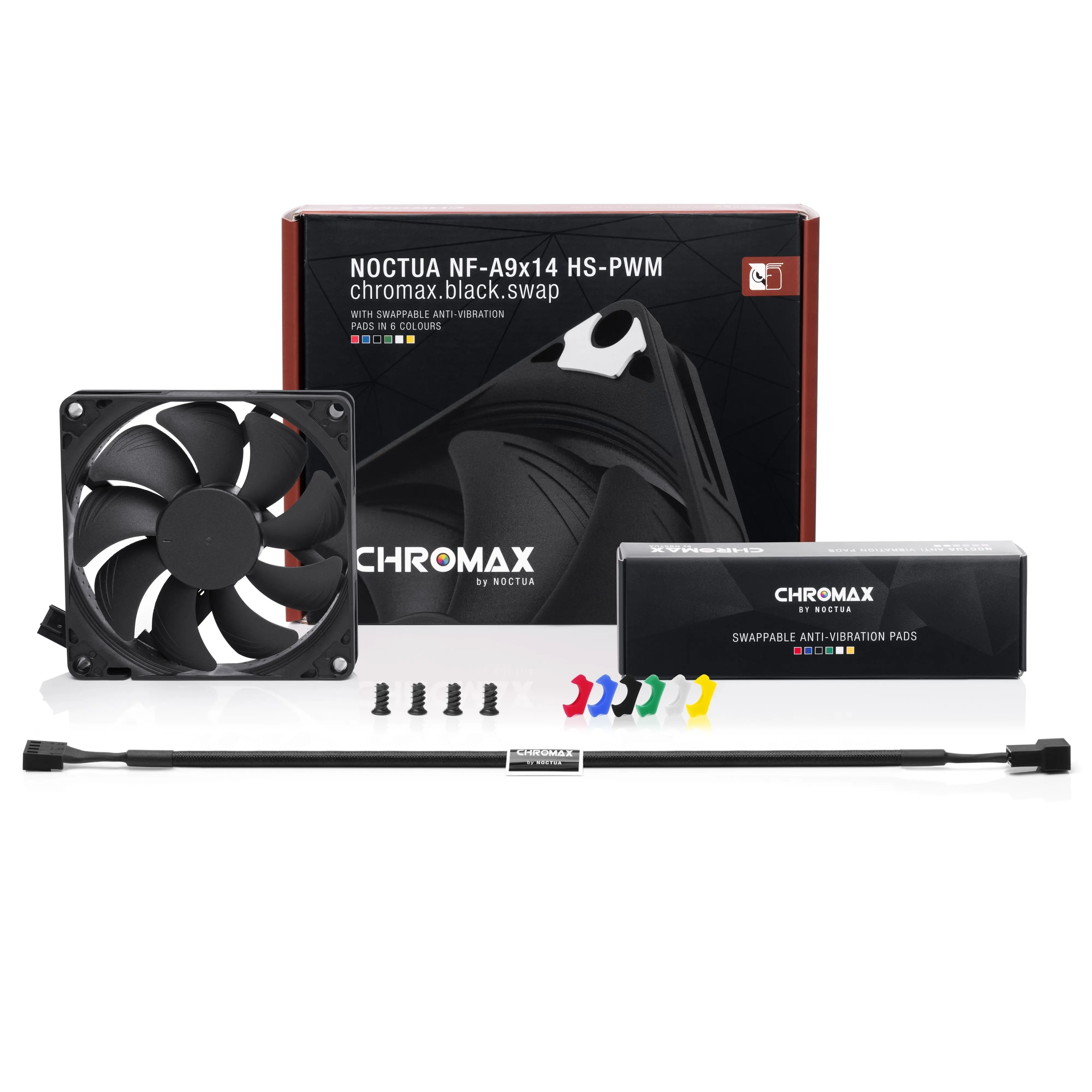 NOCTUA FAN NF-A9x14 PWM Chromax.Black.Swap