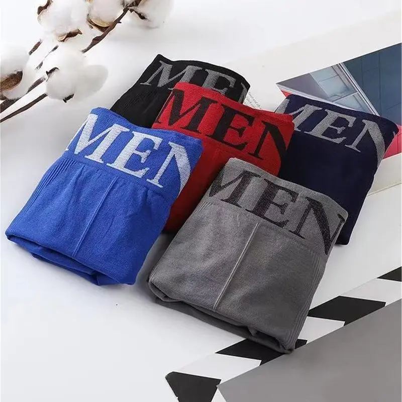 quần sịp nam Boxer quần xì nam lạnh sịp đùi co dãn mềm mát đồ lót kháng khuẩn Quần Boxer Nam Menswear 6
