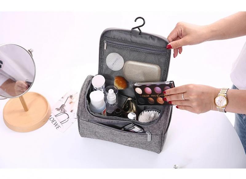 Product Introduction of Túi Đựng Mỹ Phẩm, Không Thấm Nước, Có Móc, Dành Cho Phụ Nữ , Túi Sắp Xếp Du Lịch, Túi Trang Điểm, Hộp Đựng Đồ Trang Điểm, Túi Đựng Đồ Vệ Sinh Cá Nhân Trong Phòng Tắm, Túi Đựng Đồ Vệ Sinh Cá Nhân, Thích Hợp Để Rửa Mặt Bag 9