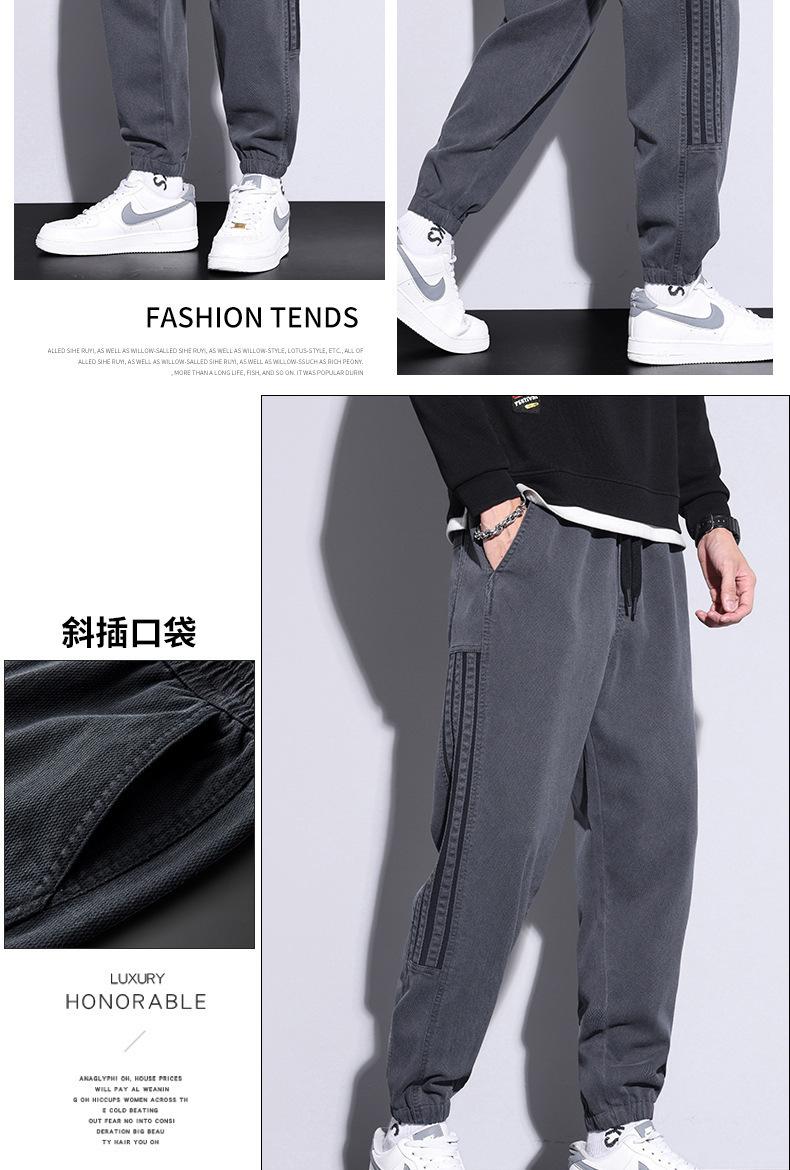 Product Introduction of 2024 New Casual Men's Elastic Joggers |   Spring Summer Stretchy Workout Pants |   Loose Fit Streetwear Tapered Trousers for Teen Boys |   Trendy Multi-Purpose Sports & Casual Pants 9