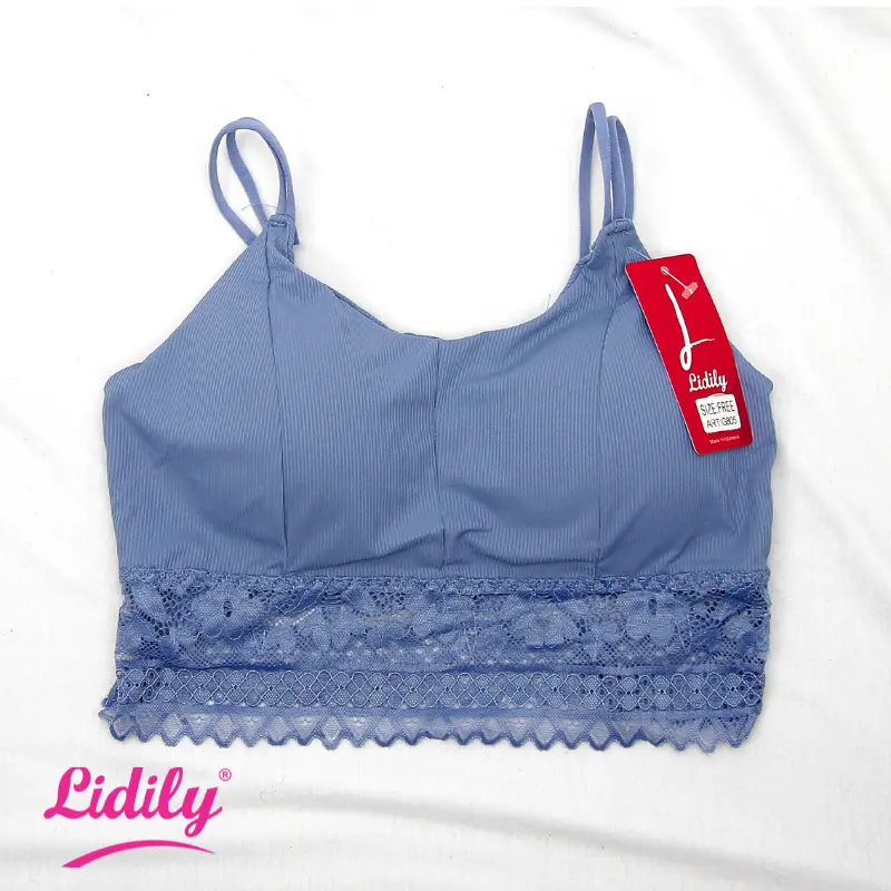 Lidily - Bralette Sexy BH Seamless Busa Tanpa Kawat DDG805A | Bra Fashion Seksi Renda Bikini Busa Tanpa Kawat | OUTFIT MANTAI BALI 3