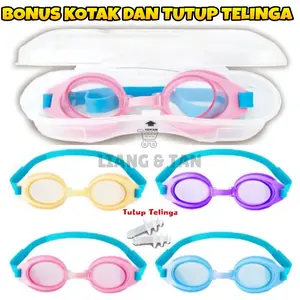 ( BISA COD ) PROMO Kacamata Anak Laki Laki / Kacamata Anak Perempuan Bonus Tutup Telinga SNI Murah / Kacamata Anak Anak