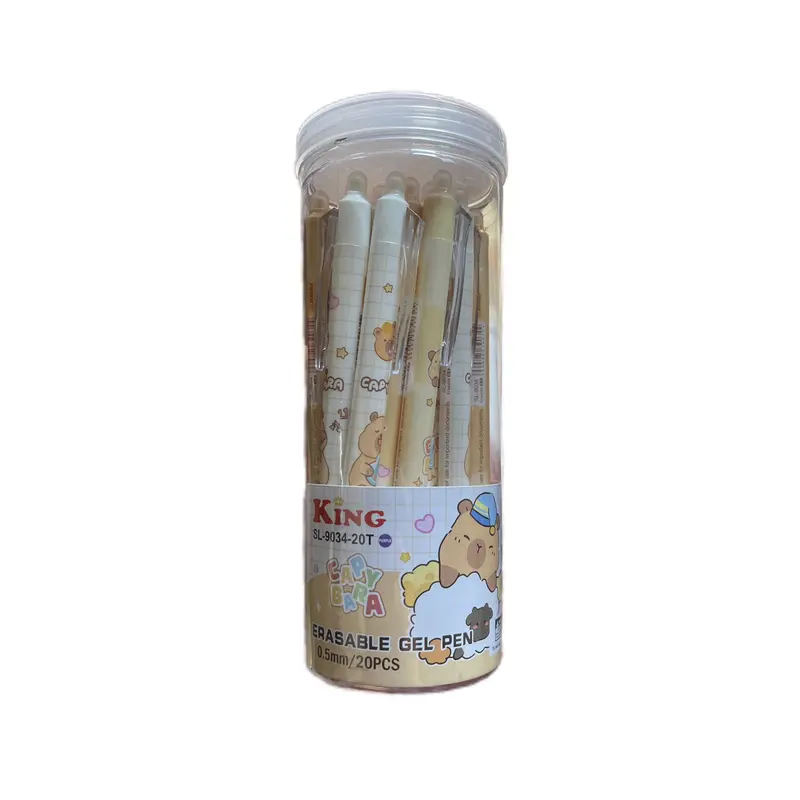 LON 20 CÂY BÚT BI BẤM XÓA ĐƯỢC MẪU NGẪU NHIÊN (xanh/tím) but gel bam xoa duoc 2