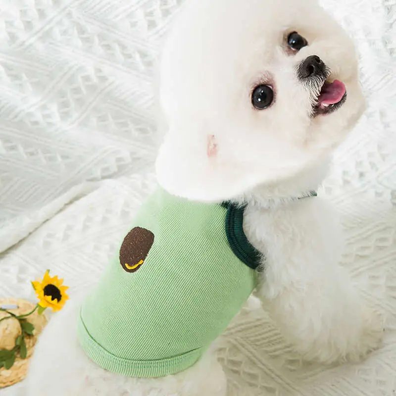 Áo Vest Cho Thú Cưng, Quần Áo Cotton Mùa Hè, Mỏng, Thích Hợp Cho Chó chó Con, Cho Quần Áo Cho Chó Nhỏ Và Trung Bình Trang Phục 0