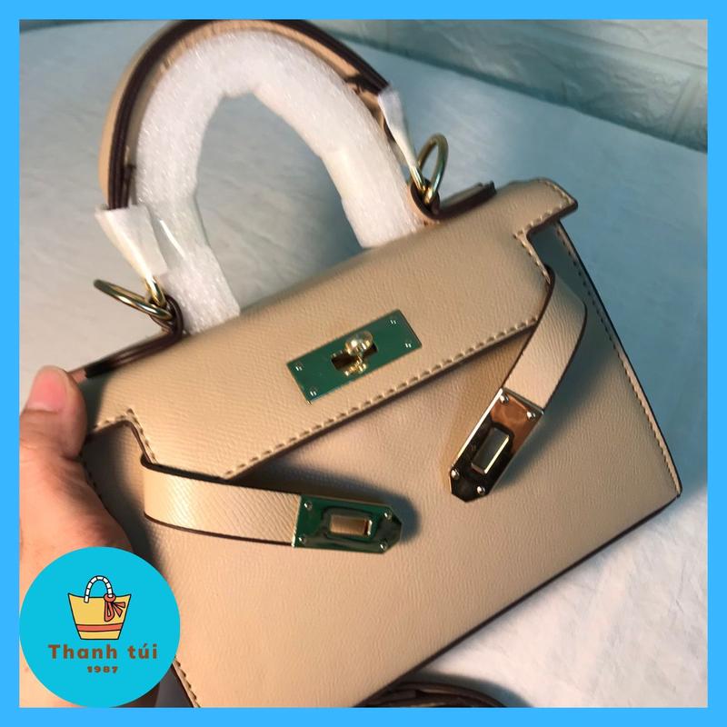Túi xách tay đeo chéo size 19 da lì dáng cao Bag Nữ 6