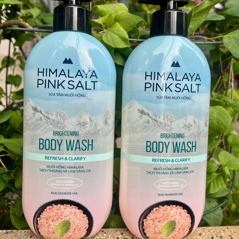 Combo 2 chai sữa tắm Himalaya muối hồng Pink salt 500G sáng da