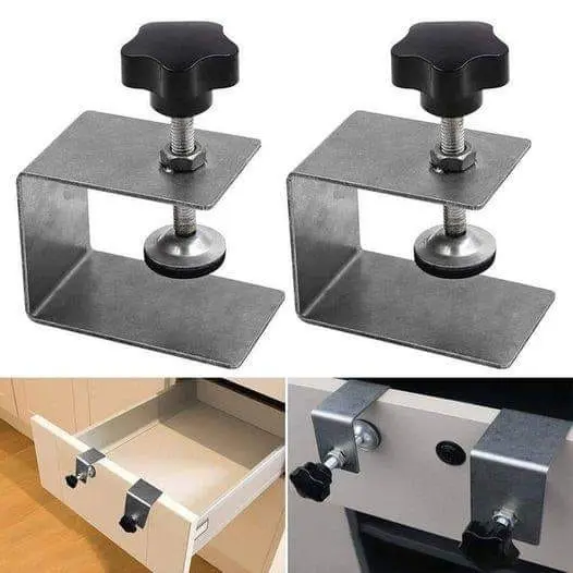 Kẹp cố định lắp đặt ngăn kéo, kẹp giữ để khoan ngăn kéo