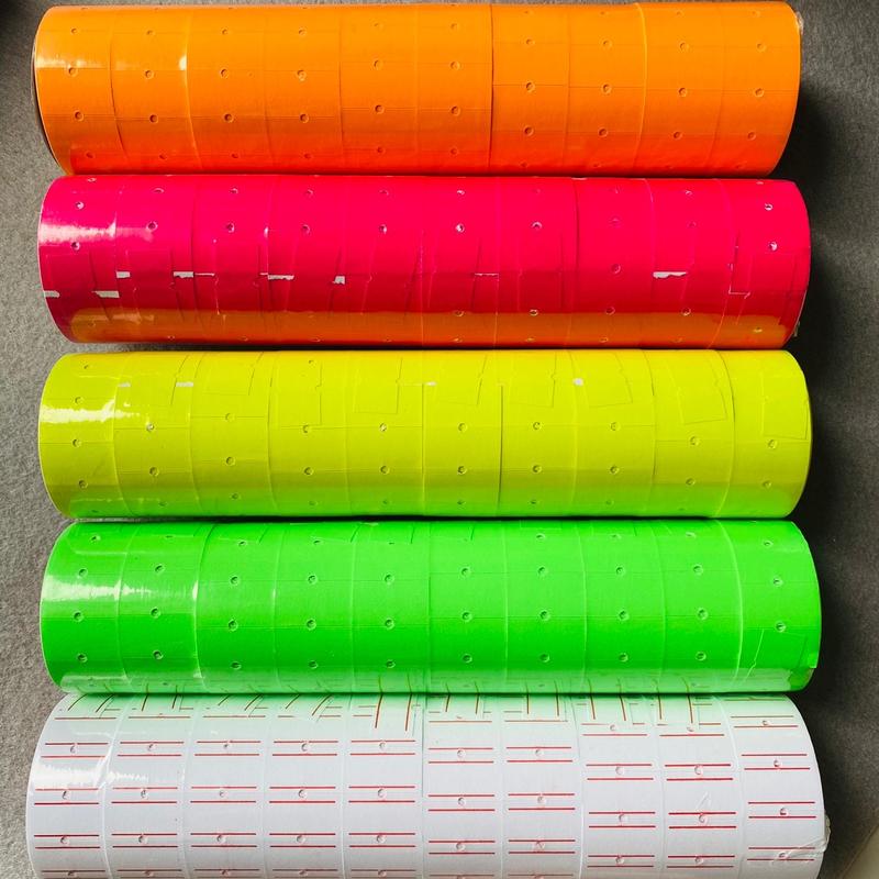 CÂY 10 CUỘN Giấy dán giá tiền, giấy dán giá màu