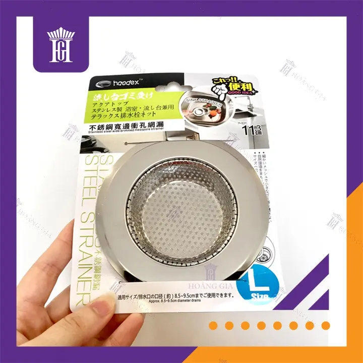 Lọc Rác Inox Bồn Rửa Chén Haodex Size L 11cm - Chặn Rác Inox Chậu Rửa Bát Haodex HGshop [Hàng Cao Cấp]