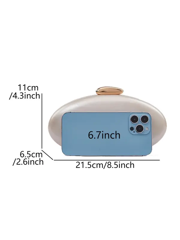 Women's Elegant Evening Bag, Exquisite Trendy Clutch Bag, Fashionable Crossbody Bag for Party Decoration 1