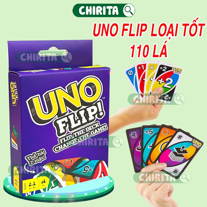 Bài UNO FLIP 110 Lá 2 Mặt Khác Nhau Chirita