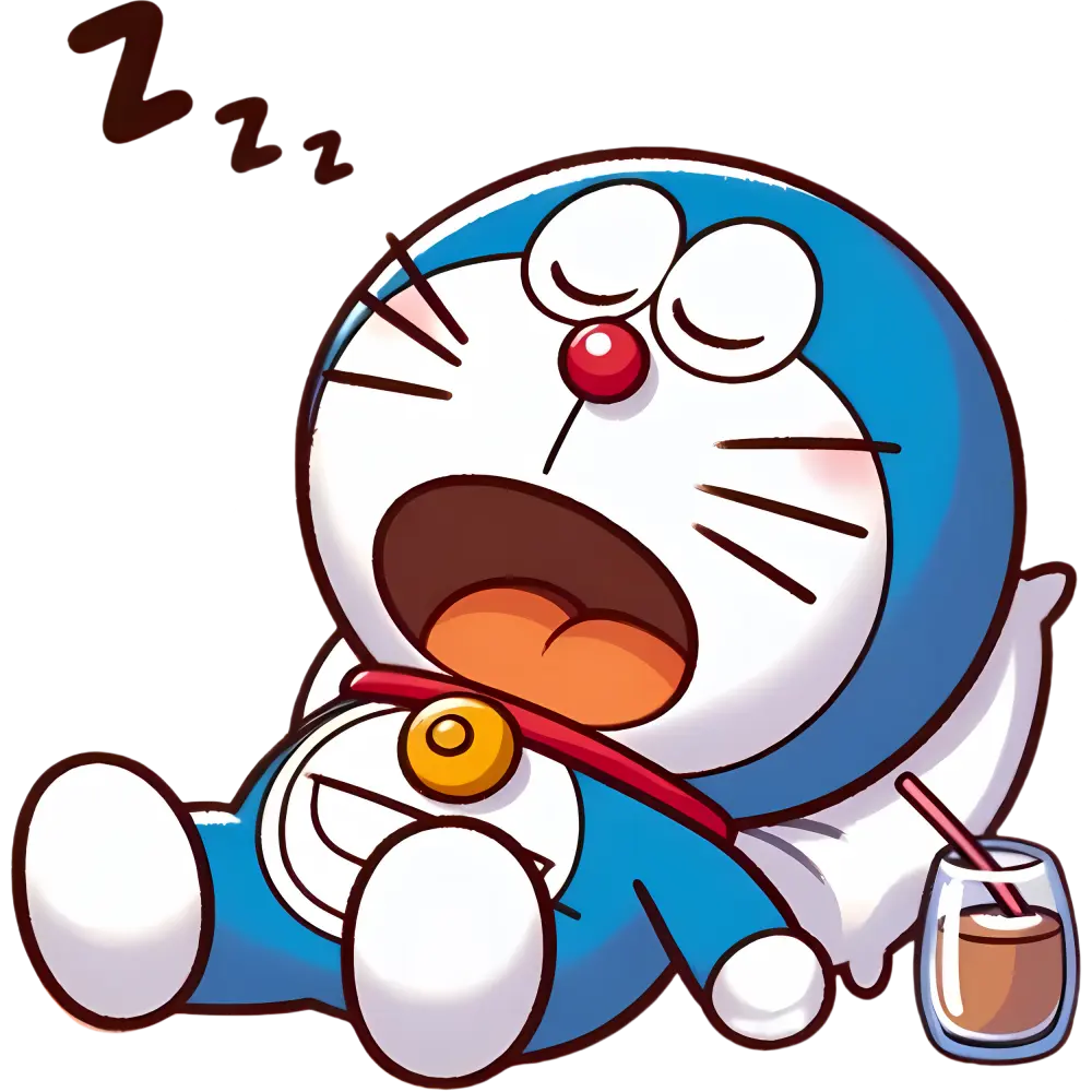 Hình dán Doraemon ngủ, Thiết kế dễ thương, cho đồ Trang Trí phòng trẻ em, Hình dán giấy dán tường, Hoạt hình Trong Nhà, Bán Chạy, Hình dán tường