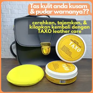 Taxo Cream Perawatan Tas Kulit Recolour Pengkilap Pelembap Tas Kulit