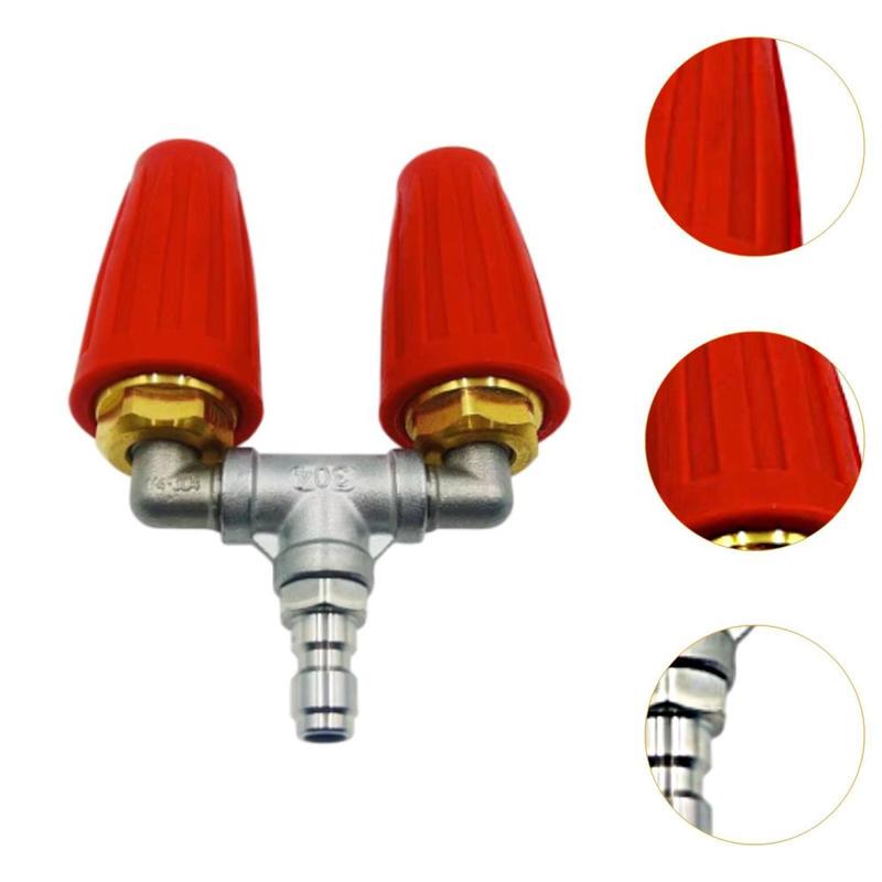 Product Introduction of Rotating Spray Nozzle Double Turbine Nozzle 4000 PSI for Pressure Washer 2