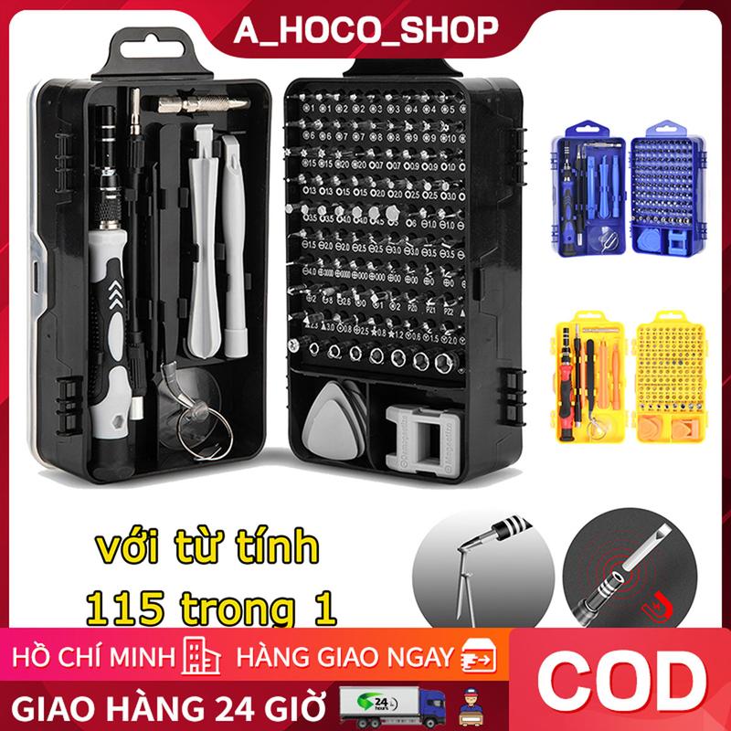  Bộ tua vít 115 trong 1 mini độ chính xác cao đa chức năng thích hợp sửa chữa điện thoại 