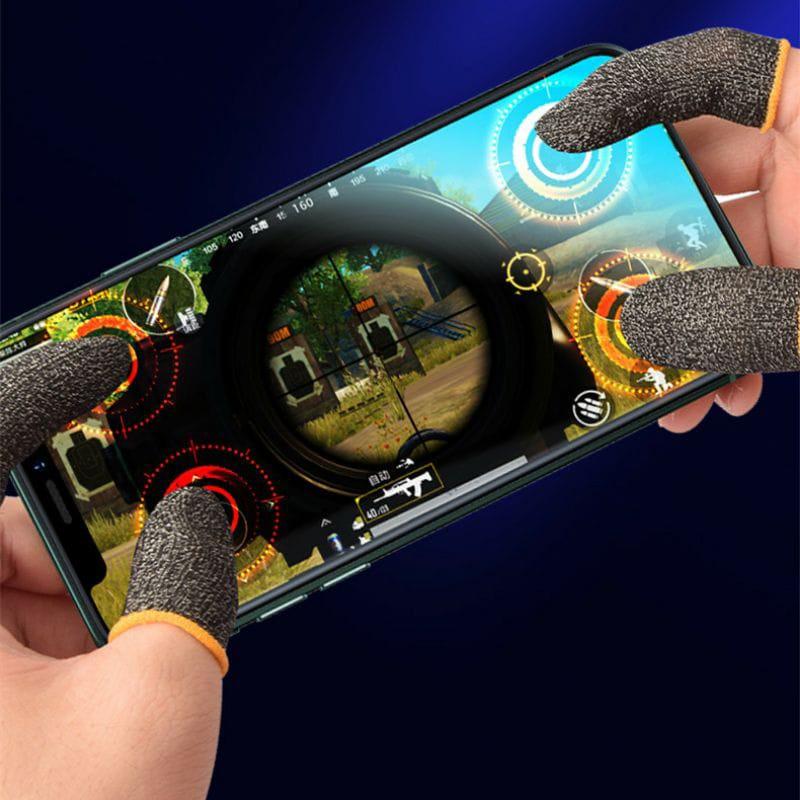Dua Pasang Anti Basah Keringat Game Sarung Jempol Jari Gaming Sepasang 1