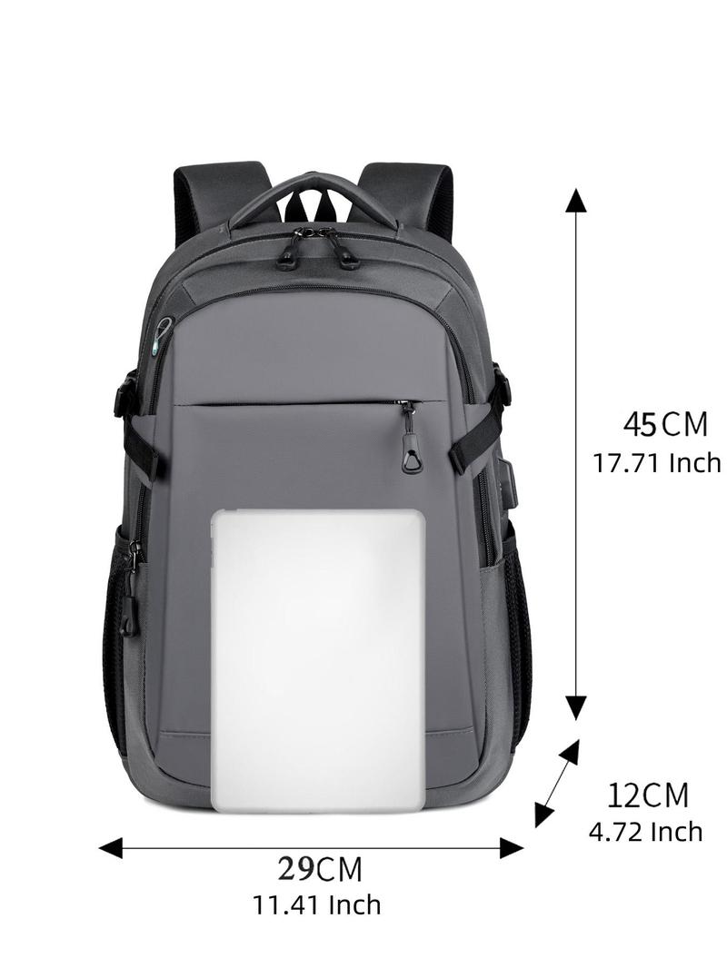Product Introduction of Business Minimalist Backpack, Waterproof Laptop Backpack with USB Port, Large Capacity Travel Backpack for Men & Women 1
