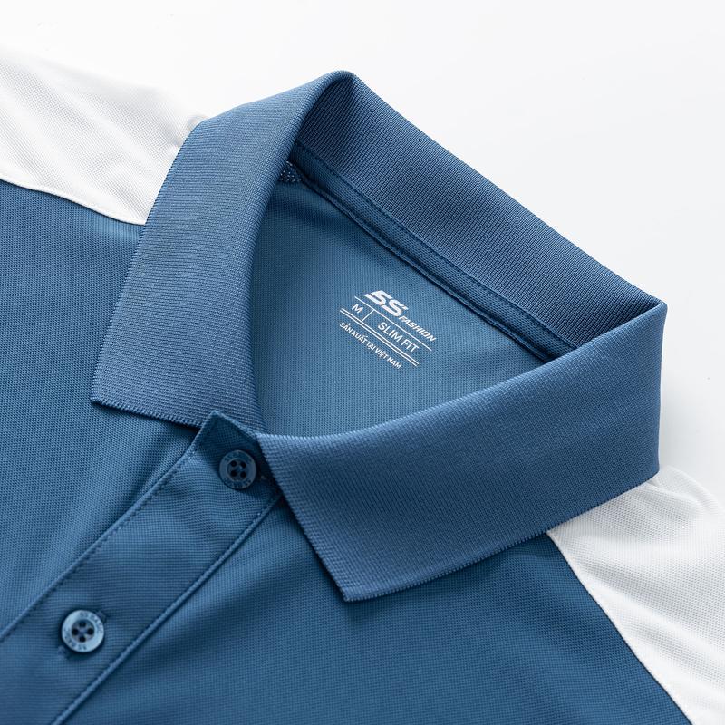 Product Introduction of Bộ Quần Áo Nam 5S FASHION Có Cổ Thiết Kế Can Phối Nổi Bật, Khỏe Khoắn (BAPC24005) 9
