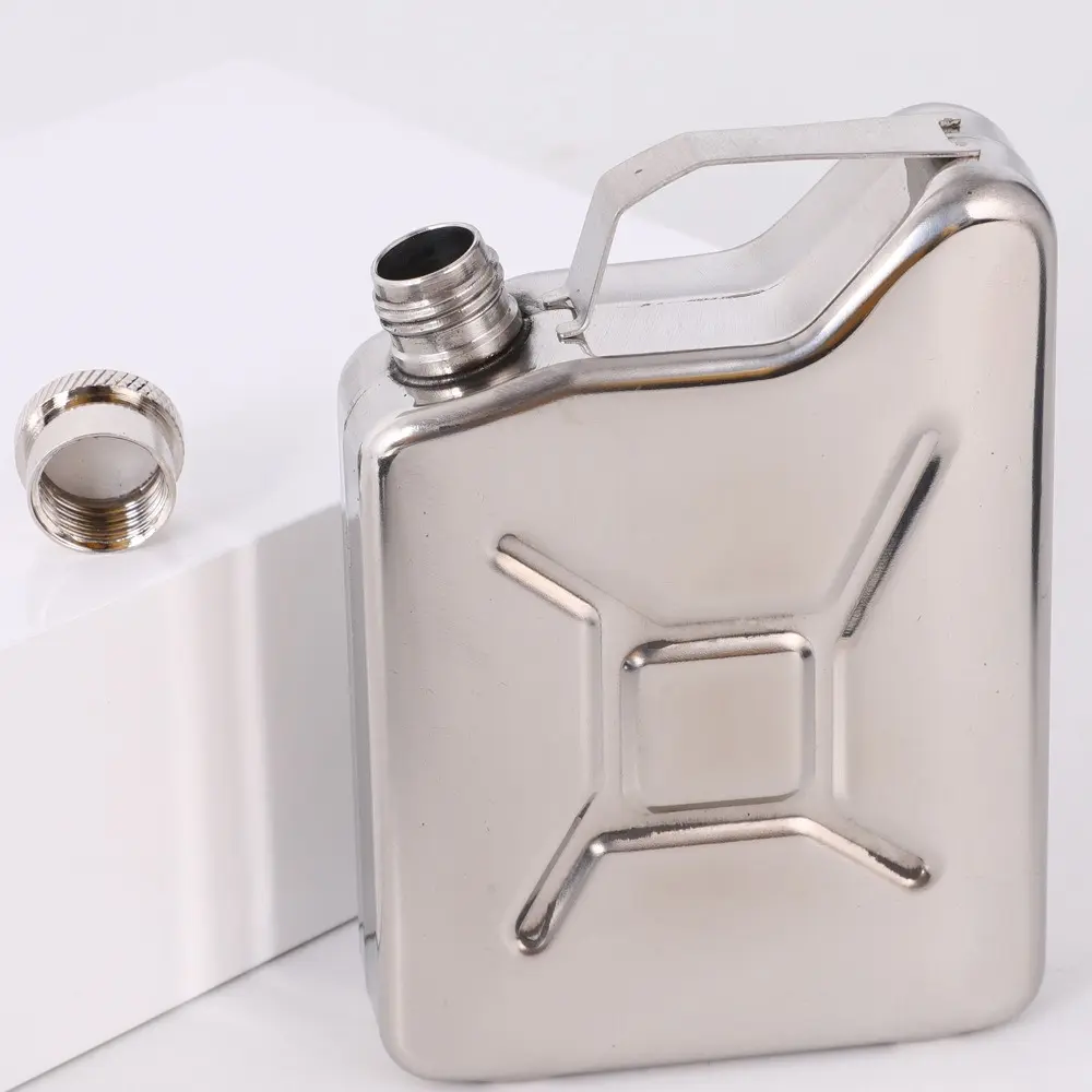 1PC Hip Flasks Portable High Quality Wine Whisky Pot Bottle Hip Flasks Drinker Alcohol Bottle Drinkware Stainless Steel위스키