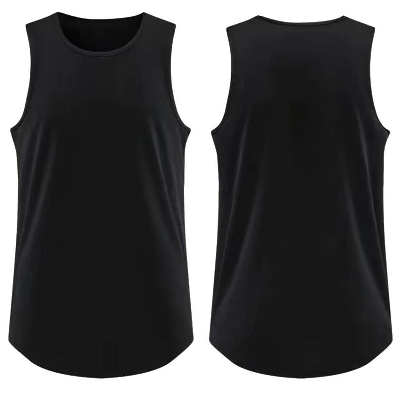 Product Introduction of Men's Gym Fitness Training Basketball Casual Stretch Sleeveless Sports Vest Comfortable Breathable Comfortable Vest 4