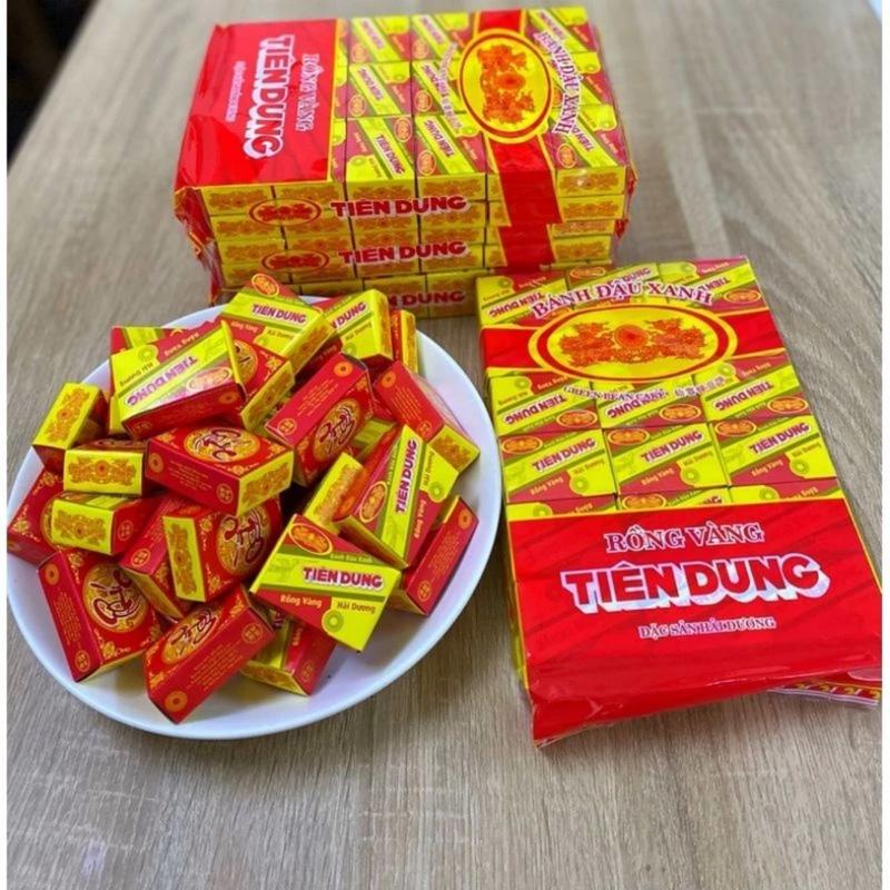 Bánh đậu xanh Rồng Vàng Tiên Dung đặc sản Hải Dương 36 hộp - đồ ăn vặt Food Cake