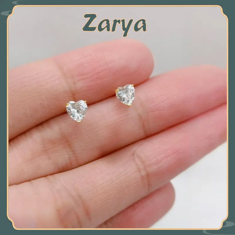 916 gold-plated original   love Zircon earrings for women gift