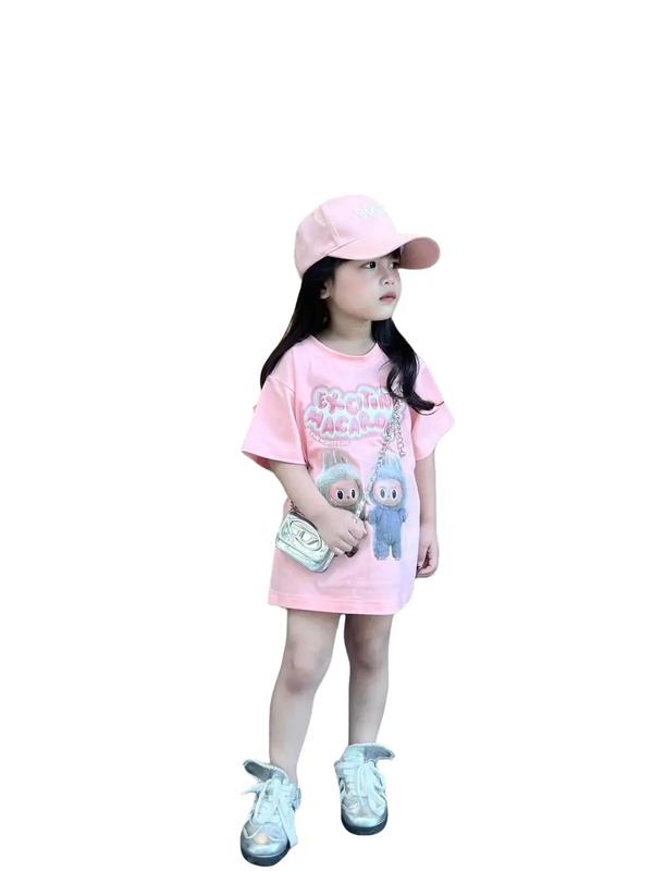 Áo thun cho bé labubu exciting, áo phông trẻ em fom xuông,unisex.TPKIDS,[M737] Cotton