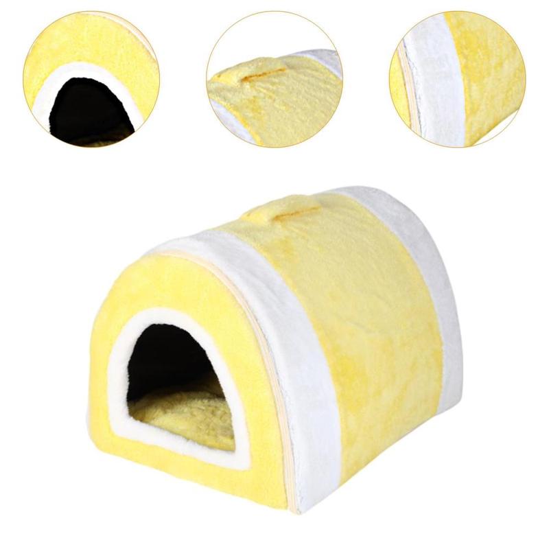 Product Introduction of Puppy Home Cat Bed House Comfortable for Cat Puppy Indoor Cats Pet Tent Cave Small Pet Dog Removable Zipper Pet Bed 1