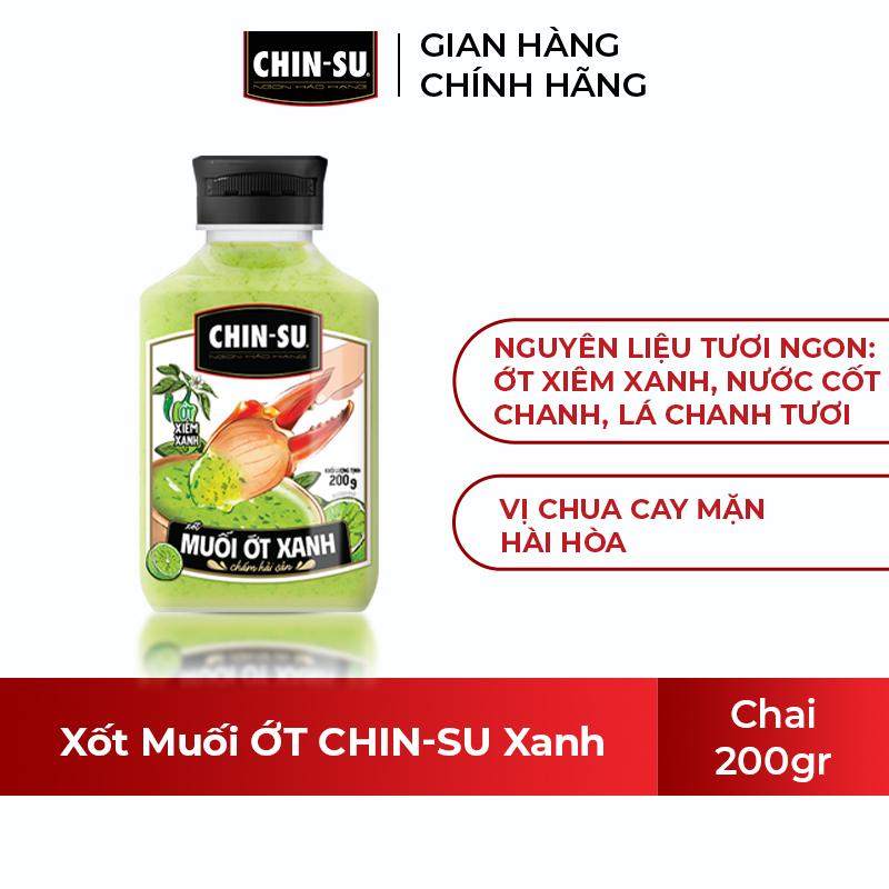 Combo tương ớt CHIN-SU 2KG và 1 xốt muối ớt xanh và 1 xốt muối ớt đỏ 200gr 4