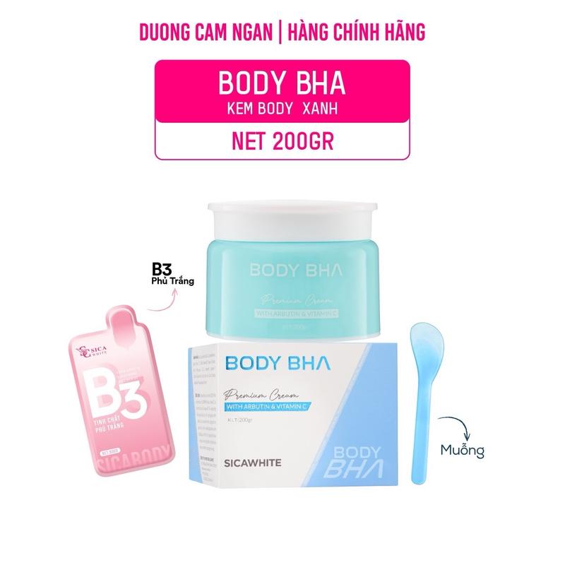 Kem BODY BHA - Hỗ Trợ Cấp Ẩm -Hỗ Trợ Dưỡng Da( Kèm phủ trắng b3 )
